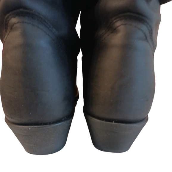 Shayanne Women’s Black Cowboy Boots Slouchy Black Cowgirl Boots Size 9 - Picture 7 of 14